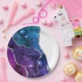 銀河系アガテシリーズデザイン23 ペーパープレート (パーティー)