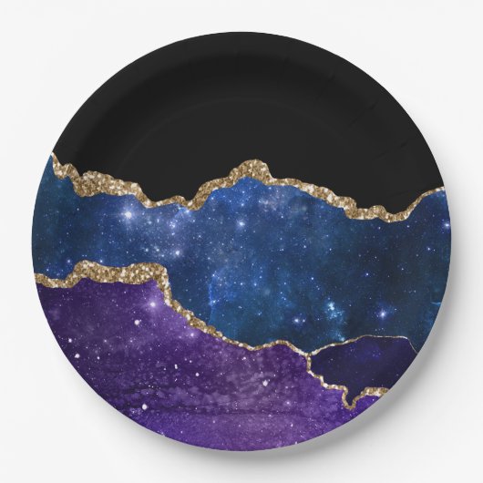 銀河系アガテ系デザイン1 ペーパープレート (正面)