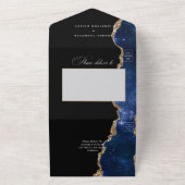 銀河系アガテ結婚ストーン オールインワン招待状 (外側)