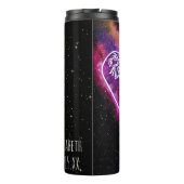 銀河系アクアリウスパーソナライズされた〔占星術の〕十二宮図徴候 タンブラー (裏面)