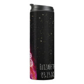 銀河系アクアリウスパーソナライズされた〔占星術の〕十二宮図徴候 タンブラー (回転右)