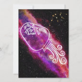 銀河系アクエリアス〔占星術の〕十二宮図パーソナライズされたの看板 (正面)