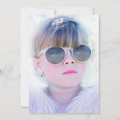 銀河系アゲートバルミツワー写真 招待状 (裏面)