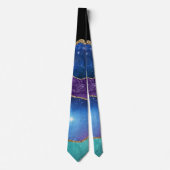 銀河系アゲート金ゴールド ネクタイ (正面)