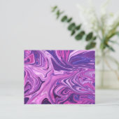 銀河系アートパターン ポストカード (スタンド正面)