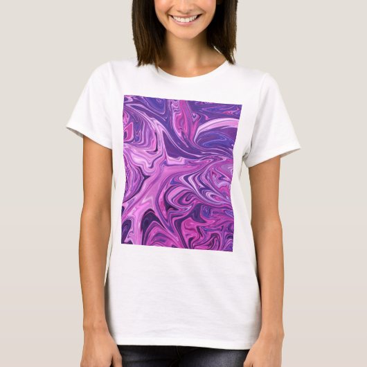 銀河系アートパターン Tシャツ (正面)