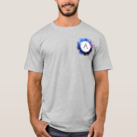 銀河系イニシャル Tシャツ (正面)