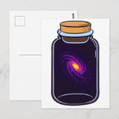 銀河系インジャールユニバースガラス宇宙愛好家 ポストカード (正面/裏面)