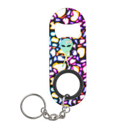 銀河系エイリアン キーホルダー栓抜き