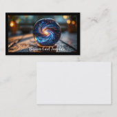 銀河系エネルギー癒しクリスタルボール 名刺 (正面/裏面)