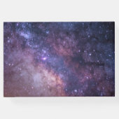 銀河系エレガント星の夜のユニバース結婚ズ ゲストブック (裏面)
