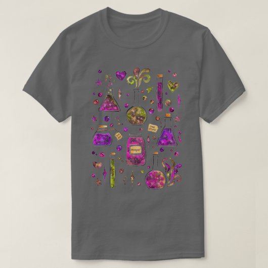 銀河系オプションマゼンタ Tシャツ (デザイン正面)