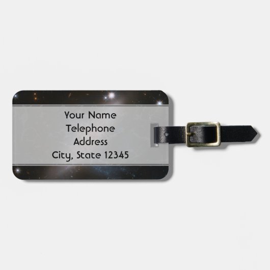 銀河系オーバーレイ ラゲッジタグ (正面横)