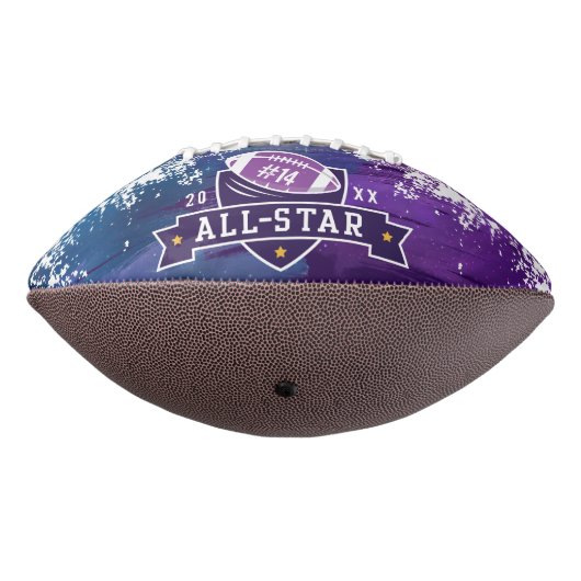 銀河系オールスタープレーヤーチーム番号と名前をカスタムする アメリカンフットボール (回転270)