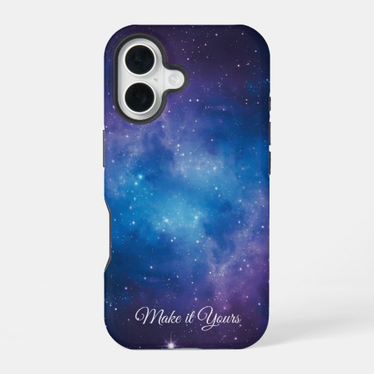 銀河系カスタム名電話ケース – Cosmic Art for Sta iPhone 16ケース (裏面)