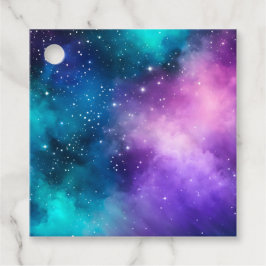 銀河系カラフルアートギフトラベル フェイバータグ