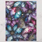 銀河系カラフルインクインクポインセチアのスクラップブック (正面)