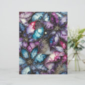 銀河系カラフルインクインクポインセチアのスクラップブック (スタンド正面)