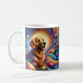 銀河系カラフルドッグコーヒーティーマグカップセラミック コーヒーマグカップ