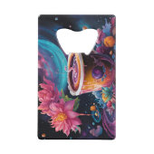 銀河系ガーデンコーヒーアート クレジットカード栓抜き (裏面)