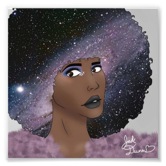 銀河系ガールポスター フォトプリント            (正面)