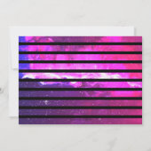 銀河系ガール誕生日招待状 |魔法シェード4 招待状 (裏面)