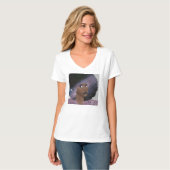 銀河系ガールVネックTシャツ Tシャツ (正面フル)