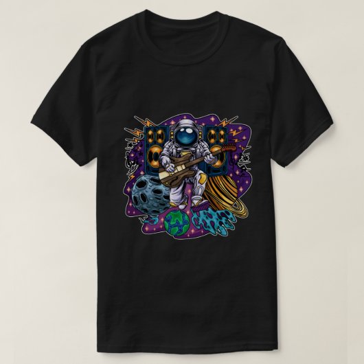 銀河系ギタリスト Tシャツ (デザイン正面)