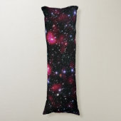 銀河系クラスタAbell 901/902ハッブル宇宙写真 ボディピロー (正面縦)