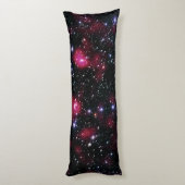 銀河系クラスタAbell 901/902ハッブル宇宙写真 ボディピロー (裏面 (縦))