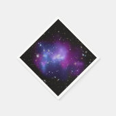 銀河系クラスタMACS J0717 スタンダードカクテルナプキン (角)