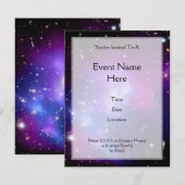 銀河系クラスタMACS J0717 (ハッブル望遠鏡) 招待状 (正面/裏面)