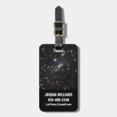 銀河系クラスタSmacs 0723。 ラゲッジタグ (正面縦)