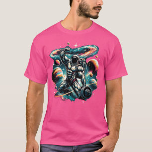 銀河系クールボディービルダーボディビル Tシャツ