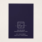 銀河系グリッターカスタム雲イヤリングディスプレイカード (裏面)