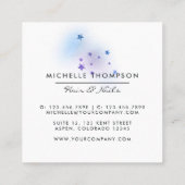 銀河系グリッター名刺 スクエア名刺 (裏面)