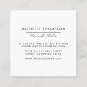 銀河系グリッター名刺 スクエア名刺 (裏面)