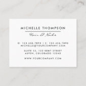 銀河系グリッター名刺 名刺 (裏面)