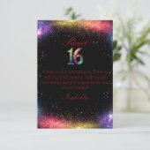 銀河系グロースウィート16招待状 サンキューカード (スタンド正面)