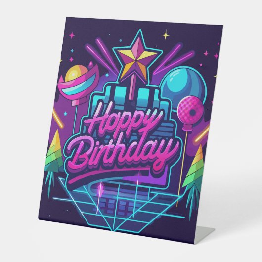 銀河系グロー 台座サイン (正面)