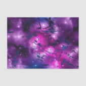 銀河系グロー | Cosmic Blue Purple and Pink Marble 薄葉紙 (正面)