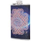 銀河系ケルト系ラブノット フラスク (左)