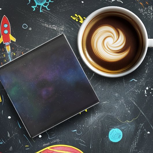 銀河系コズミックネブラ ガラスコースター