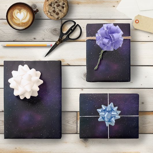 銀河系コズミックネブラ ラッピングペーパーシート