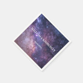 銀河系シアルコンセルラシオンスカイエレガントウェディング スタンダードカクテルナプキン (角)