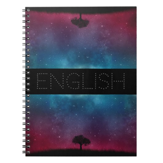 銀河系シンプル件名ノートブック ノートブック (正面)