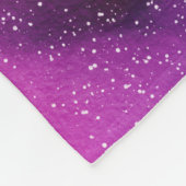 銀河系シーンカラフル射撃、 発砲スターズ星雲宇宙 フリースブランケット (角)