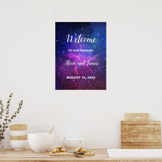 銀河系スターズウェルカムポスター ポスター (キッチン)