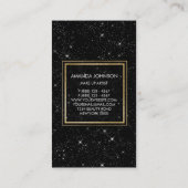 銀河系スターズゴールデンブラックグラムエレガンスビップ 名刺 (裏面)