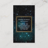 銀河系スターズゴールデンブルー宇宙コズミックビップ 名刺 (裏面)